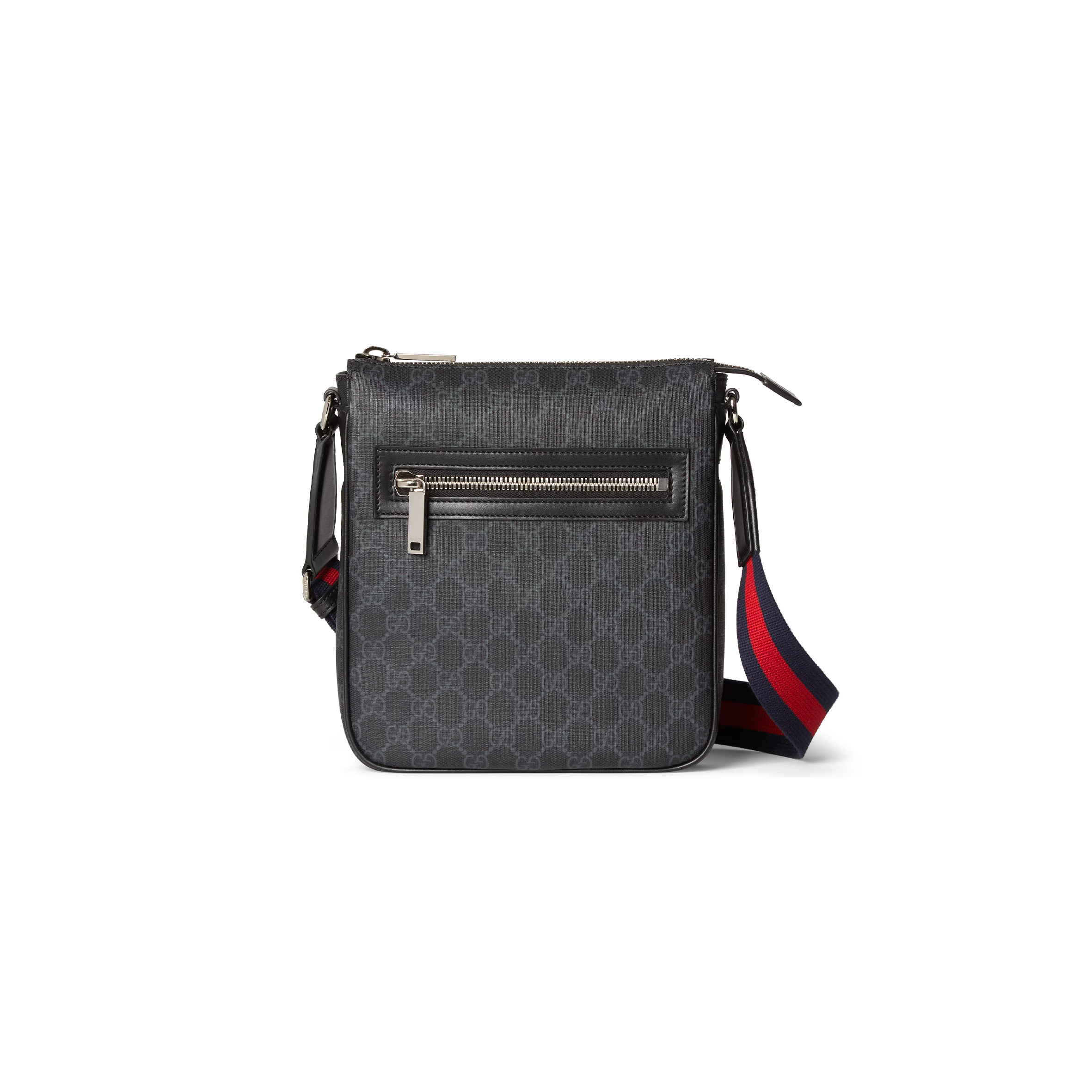 GUCCI GG BLACK SMALL MESSENGER BAG ‎‎792082 (23.5*21*4.5cm)